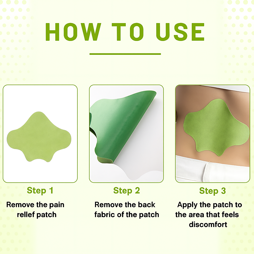 Herbal Knee Pain Relief Patches (Buy 1 Get 1 Free)10+10 Pieces