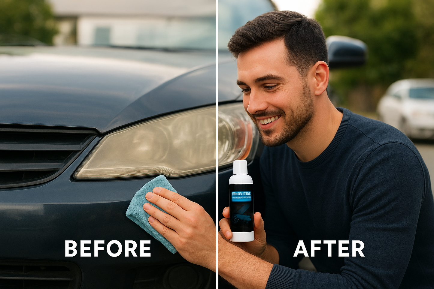 Premium Car Headlight Scratch Remover— Buy 1 Get 1 Free