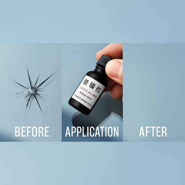 GlassFix Premium Serum – Advanced Windshield Crack Repair Kit (Buy 1 & Get 1 Free)