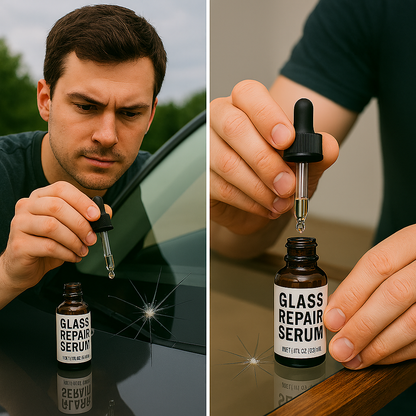 GlassFix Premium Serum – Advanced Windshield Crack Repair Kit (Buy 1 & Get 1 Free)
