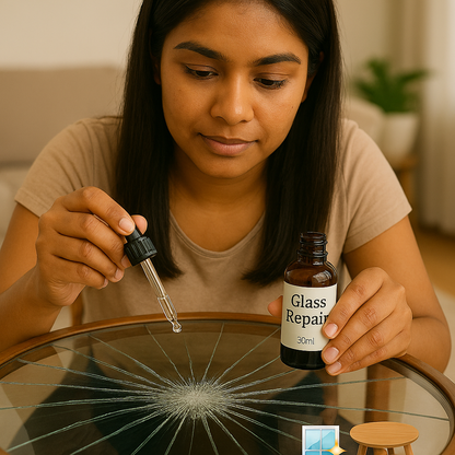 GlassFix Premium Serum – Advanced Windshield Crack Repair Kit (Buy 1 & Get 1 Free)