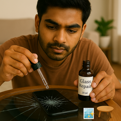 GlassFix Premium Serum – Advanced Windshield Crack Repair Kit (Buy 1 & Get 1 Free)