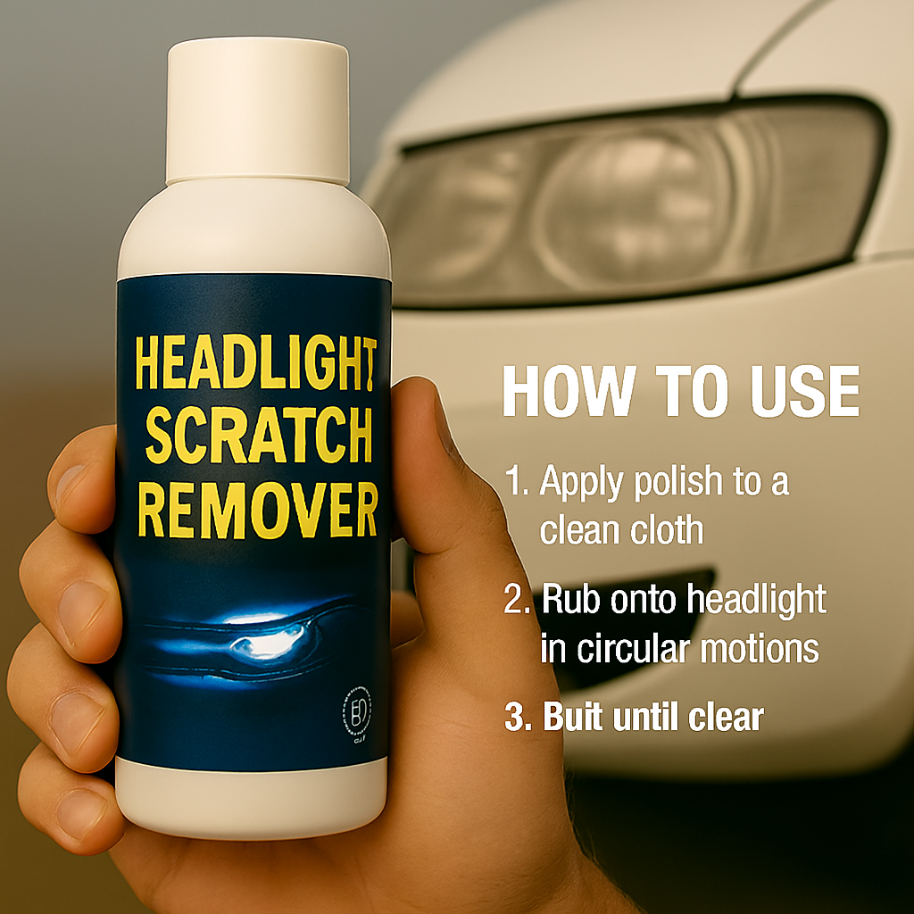 Premium Car Headlight Scratch Remover— Buy 1 Get 1 Free